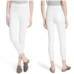 Free People High Rise White Jeggings